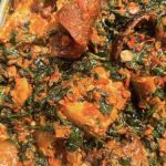 Edikaikong, Amala With Assorted