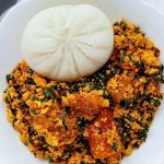 Egusi, Poundo With Goatmeat