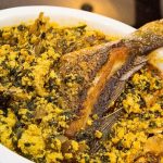 Egusi, Amala With Fish