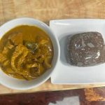 Ogbono, Amala With Fish