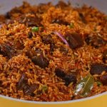 Jollof Rice And Goatmeat